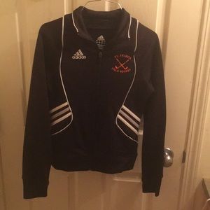Adidas black zipper jacket